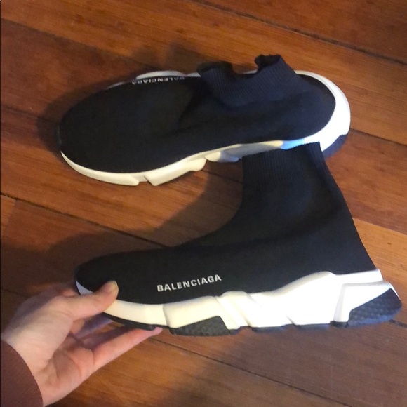 Balenciaga speed sock knit sneaker trainer shoes - Picture 6 of 8